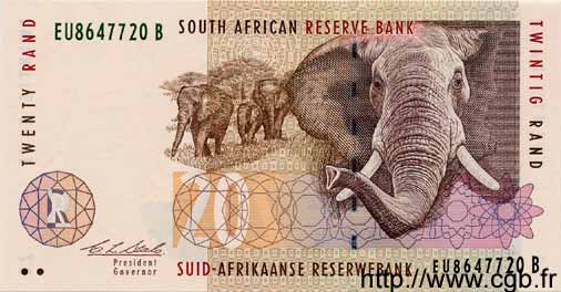20 Rand SUDAFRICA  1993 P.124a FDC
