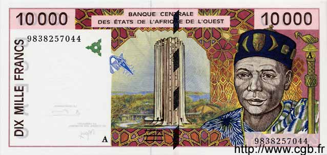 10000 Francs ÉTATS DE L AFRIQUE DE L OUEST  1998 P.114Ag pr.NEUF