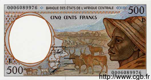 500 Francs ZENTRALAFRIKANISCHE LÄNDER  2000 P.201Eg ST