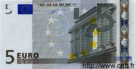 5 Euro EUROPA  2002 €.100.12 UNC