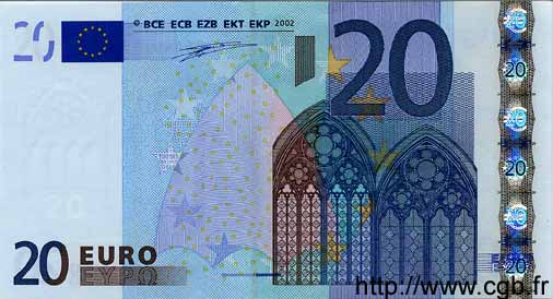 20 Euro EUROPA  2002 €.120.13 ST
