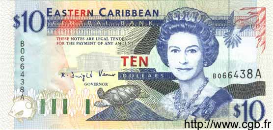 10 Dollars EAST CARIBBEAN STATES  1994 P.32a FDC