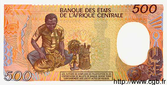 500 Francs CONGO  1991 P.08d ST