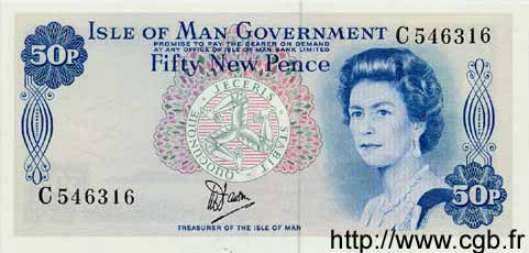50 Pence ISLE OF MAN  1979 P.33a UNC