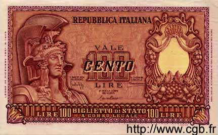 100 Lire ITALIEN  1951 P.092a fST