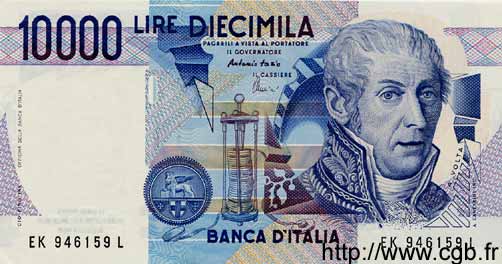10000 Lire ITALY  1984 P.112d UNC