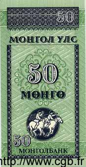 50 Mongo MONGOLIA  1993 P.51 UNC