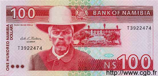 100 Dollars NAMIBIA  1993 P.03a UNC