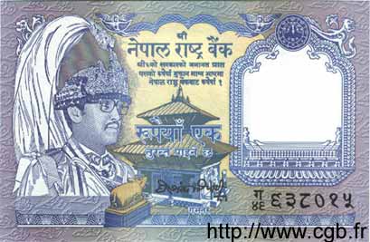 1 Rupee NEPAL  1991 P.37 ST