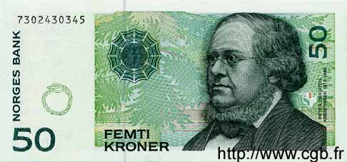 50 Kroner NORWAY  1999 P.46 var. UNC