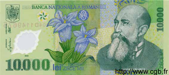 10000 Lei ROMANIA  2000 P.112 FDC