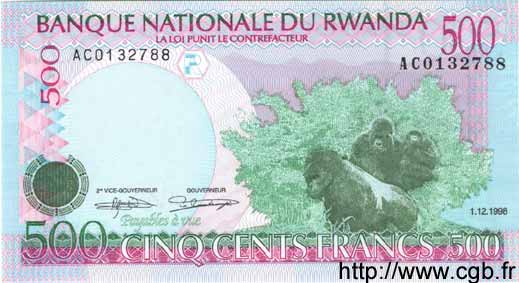 500 Francs RUANDA  1998 P.26 ST