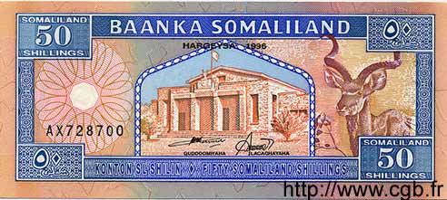 50 Shillings / 50 Shilin SOMALILAND  1996 P.04b ST