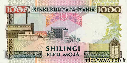 1000 Shilingi TANZANIA  1993 P.27c UNC