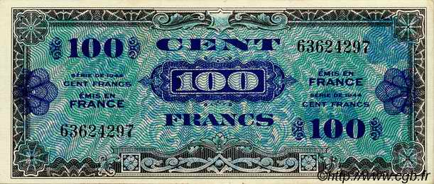 100 Francs DRAPEAU FRANCE  1944 VF.20.01 NEUF