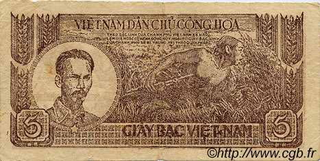5 Dong VIETNAM  1948 P.017a VF
