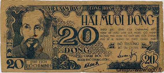 20 Dong VIETNAM  1948 P.024a MB