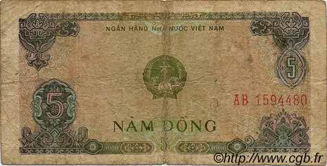 5 Dong VIETNAM  1976 P.081b BC