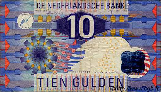 10 Gulden PAYS-BAS  1997 P.099 TB