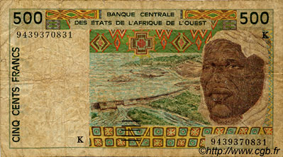500 Francs ÉTATS DE L AFRIQUE DE L OUEST  1994 P.710Kd B