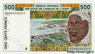 500 Francs ÉTATS DE L AFRIQUE DE L OUEST  2002 P.710K- NEUF
