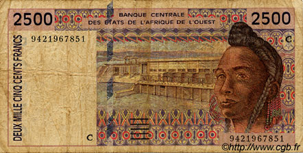 2500 Francs ÉTATS DE L AFRIQUE DE L OUEST  1994 P.312Cc B