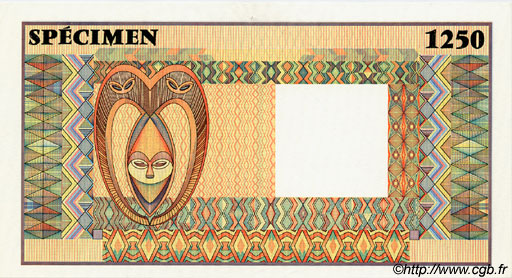 1250 Spécimen FRENCH WEST AFRICA  1990 P.--s AU