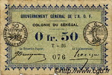 0,50 Franc SENEGAL  1917 P.01c RC