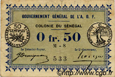 0,50 Franc SENEGAL  1917 P.01c fS