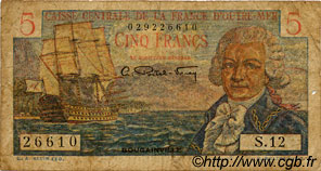 5 Francs Bougainville AFRIQUE ÉQUATORIALE FRANÇAISE  1946 P.20B G
