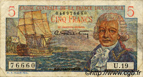 5 Francs Bougainville AFRIQUE ÉQUATORIALE FRANÇAISE  1946 P.20B F