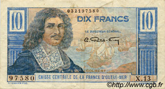 10 Francs Colbert AFRIQUE ÉQUATORIALE FRANÇAISE  1946 P.21 BB