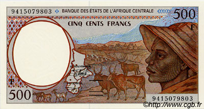 500 Francs CENTRAL AFRICAN STATES  1994 P.301Fb UNC