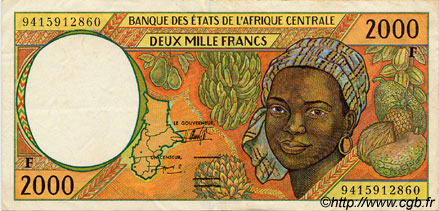 2000 Francs ÉTATS DE L AFRIQUE CENTRALE  1994 P.303Fb TTB+