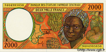 2000 Francs ESTADOS DE ÁFRICA CENTRAL
  1994 P.203Eb FDC