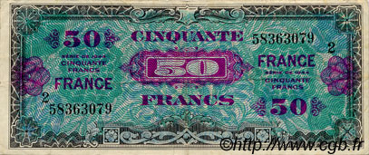 50 Francs FRANCE FRANCE  1945 VF.24.02 TTB