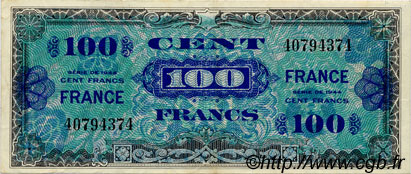 100 Francs FRANCE FRANCE  1945 VF.25.01 XF