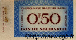 50 Centimes BON DE SOLIDARITÉ FRANCE regionalismo e varie  1941 KL.01A SPL