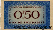 50 Centimes BON DE SOLIDARITÉ FRANCE regionalism and miscellaneous  1941 KL.01A AU
