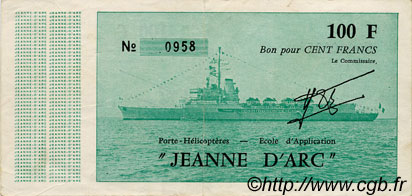 100 Francs JEANNE D ARC FRANCE regionalism and miscellaneous  1960 K.219 ou 226b VF+