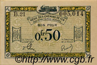 50 Centimes FRANCE regionalism and miscellaneous  1923 JP.135.04 AU-