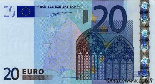 20 Euro EUROPA  2002 €.120.15 ST