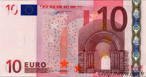 10 Euro EUROPA  2002 €.110.09 ST