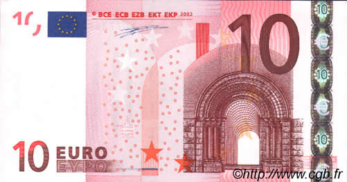 10 Euro EUROPA  2002 €.110.01 UNC