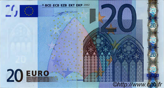 20 Euro EUROPA  2002 €.120.05 UNC