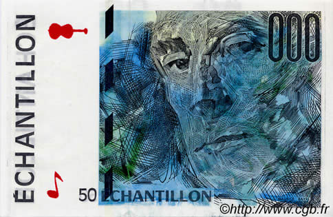 50 Francs SAINT-EXUPÉRY type Ravel FRANCE regionalism and various  1992  UNC