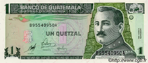 1 Quetzal GUATEMALA  1998 P.099 NEUF