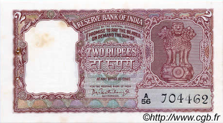 2 Rupees INDIEN
  1967 P.030 fST