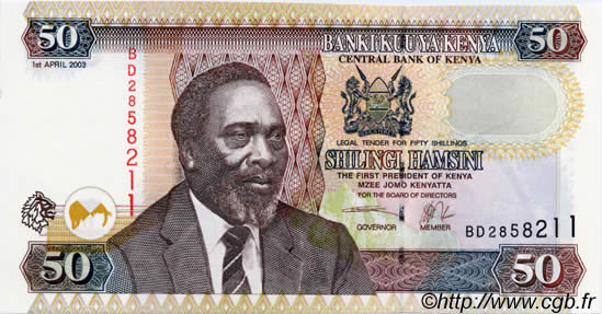 50 Shillings KENYA  2003 P.41a NEUF