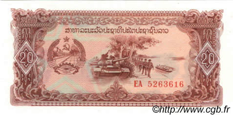 20 Kip LAOS  1979 P.28a UNC